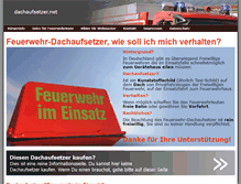 Tablet Screenshot of dachaufsetzer.net
